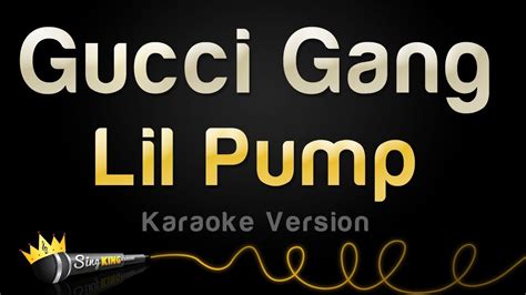 gucci gang karaoke indir|[Karaoke] Gucci Gang.